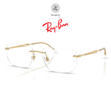  Gọng khoan không viền RayBan 0RX3768V dáng đa giác chính hãng fullbox 