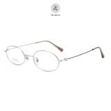  Gọng kính Zay Eyewear 93805 dáng oval titanium phong cách Hàn Quốc 