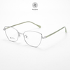 Gọng kính Zay Eyewear FC7718 dáng mắt mèo kim loại phong cách Hàn Quốc