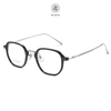 Gọng kính Zay Eyewear 55001 dáng đa giác nhựa TR90 Titanium phong cách Hàn Quốc