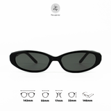  Kính mát GM Monica dáng oval nhựa acetate 