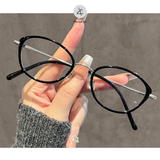 Gọng kính Zay Eyewear M 6212 dáng mắt mèo Titanium phong cách Hàn Quốc