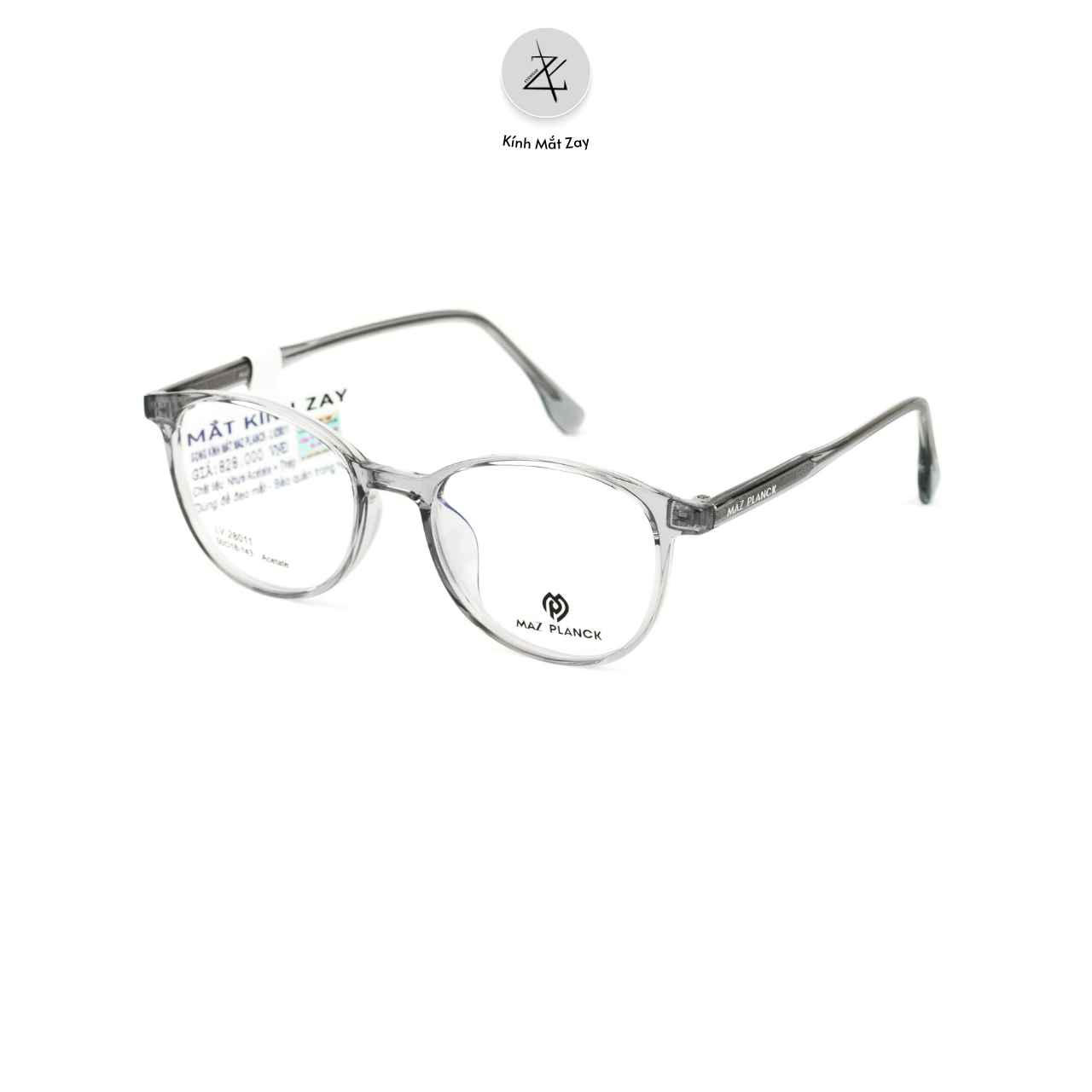  Gọng kính MAZ PLANCK LV28011 dáng tròn nhựa acetate chính hãng 