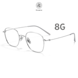 Gọng kính Zay Eyewear 18073 dáng vuông titanium phong cách Hàn Quốc