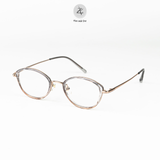  Gọng kính Zay Eyewear M6212 dáng mắt mèo titanium phong cách Hàn Quốc 