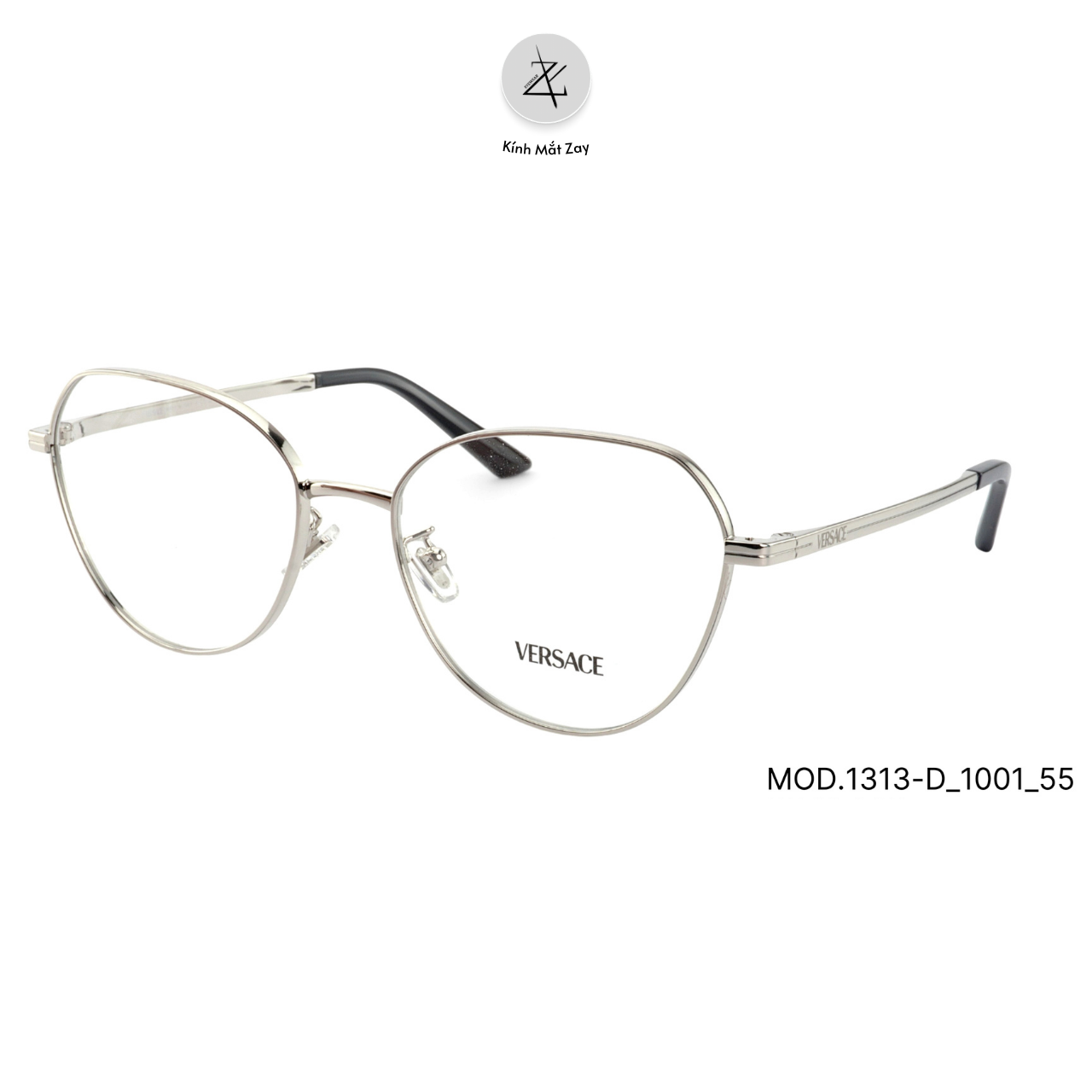  Gọng kính Versace 1313 dáng mắt mèo chính hãng fullbox 