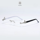  Gọng khoan không viền Vivienne Westwood 12202 dáng mắt mèo titanium cao cấp 