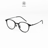 Gọng kính Zay Eyewear 9208 dáng tròn titanium phong cách Hàn Quốc