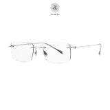  Gọng khoan không viền Bolon BR1003 dáng vuông titanium chính hãng fullbox 