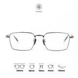  Gọng kính Chrome Hearts CH8093 dáng chữ nhật titanium cao cấp fullbox 