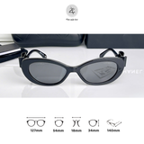  Kính mát Chanel 9181Q dáng mắt mèo nhựa acetate cao cấp fullbox 