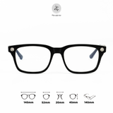  Gọng kính Chrome Hearts SMTTHE-F dáng vuông nhựa actate cao cấp fullbox 