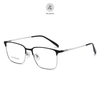 Gọng kính Zay Eyewear 98610 dáng vuông nửa khung Titanium phong cách Hàn Quốc