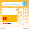 Tròng kính Chống ánh sáng xanh, tia UV Siêu mỏng 1.56 1.60 1.67 1.74 Kodak UVBlue Lens chính hãng 