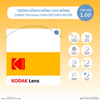  Tròng kính Chống ánh sáng xanh, tia UV Siêu mỏng 1.56 1.60 1.67 1.74 Kodak UVBlue Lens chính hãng 