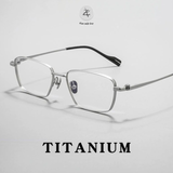  Gọng kính Zay Eyewear 81016ST dáng vuông Titanium 10g phong cách Hàn Quốc 