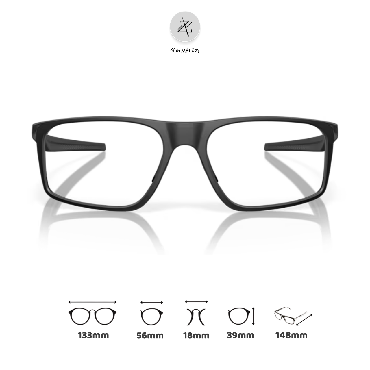  Gọng kính thể thao Oakley Bat flip 0OX8183 dáng vuông O Matter™ chính hãng fullbox 