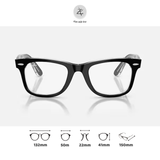  Gọng kính RayBan 0RX4340V dáng vuông chính hãng fullbox 