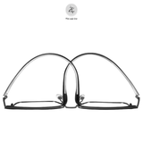  Gọng kính Zay Eyewear 85001 dáng vuông nửa khung Titanium phong cách Hàn Quốc 
