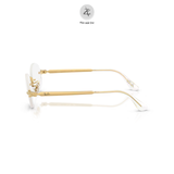 Gọng khoan không viền RayBan X ASAP Rocky 0RX3929 dáng oval kim loại chính hãng fullbox