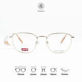  Gọng kính LEVI'S LV 1061 dáng vuông Titanium fullbox chính hãng 