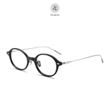 Gọng kính Zay Eyewear 1071 dáng oval titanium phong cách Hàn Quốc