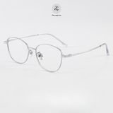  Gọng kính Zay Eyewear 33023 dáng mắt mèo titanium phong cách Hàn Quốc 