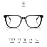  Gọng kính RayBan 0RX5442D dáng vuông nhựa acetate & kim loại chính hãng fullbox 