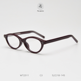  Gọng kính Zay Eyewear W72511 dáng oval phong cách Hàn Quốc 