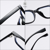 Gọng kính Zay Eyewear 9022 dáng vuông nhựa TR90 phong cách hàn quốc