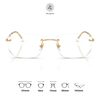  Gọng khoan không viền RayBan 0RX3768V dáng đa giác chính hãng fullbox 