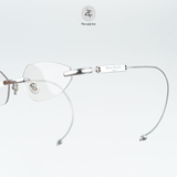  Gọng khoan không viền GM MM219 dáng lục giác titanium 