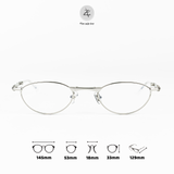  Gọng kính gấp gọn Gentle Monster Cubit dáng oval titanium cao cấp fullbox 