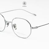 Gọng kính Zay Eyewear 9109 dáng đa giác titanium phong cách Hàn Quốc