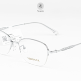  Gọng kính xẻ cước Sedonna 2547 dáng mắt mèo titanium chính hãng 