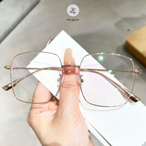Gọng kính Zay Eyewear 121219 dáng vuông titanium phong cách thời trang cao cấp