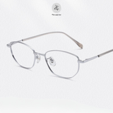  Gọng kính Zay Eyewear 98757 dáng đa giác titanium phong cách Hàn Quốc 