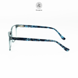 Gọng kính Zay Eyewear Blue dáng vuông nhựa acetate phong cách Hàn Quốc 