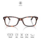  Gọng kính RayBan 0RX5228 dáng vuông nhựa acetate chính hãng fullbox 
