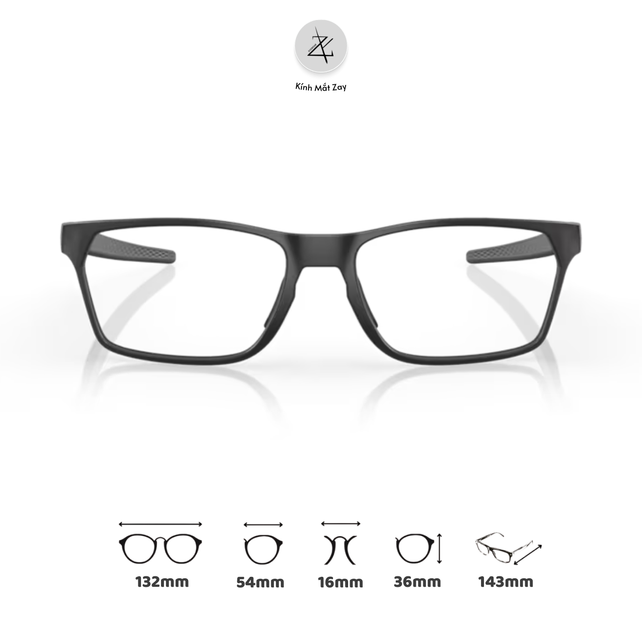  Gọng kính thể thao Oakley Hex jector (A) 0OX8174F dáng vuông O Matter™ chính hãng fullbox 