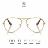  Gọng kính RayBan 0RX3925V dáng phi công kim loại chính hãng fullbox 