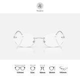  Gọng khoan không viền RayBan 0RX3767V dáng oval chính hãng fullbox 