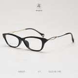  Gọng kính Zay Eyewear G6025 dáng mắt mèo TR90 phong cách Hàn Quốc 