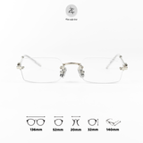  Kính khoan Miu Miu SMU B50 dáng đa giác titanium cao cấp fullbox 