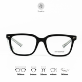 Gọng kính New Balance NBN06255X dáng vuông nhựa acetate chính hãng full box 