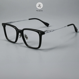  Gọng kính Zay Eyewear 8152 dáng Vuông nhựa acetate titanium 16.4g phong cách Hàn Quốc 