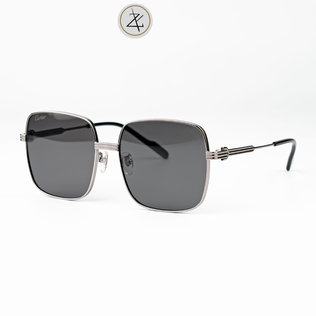  Kính mát CT0304S dáng vuông titanium fullbox 