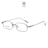  Gọng kính Zay Eyewear 98674 dáng chữ nhật titanium phong cách Hàn Quốc 