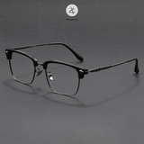  Gọng kính Zay Eyewear 88116 dáng vuông nửa khung phong cách hàn quốc 