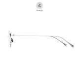  Gọng kính khoan Bolon BR1001 dáng mắt mèo titanium chính hãng fullbox 